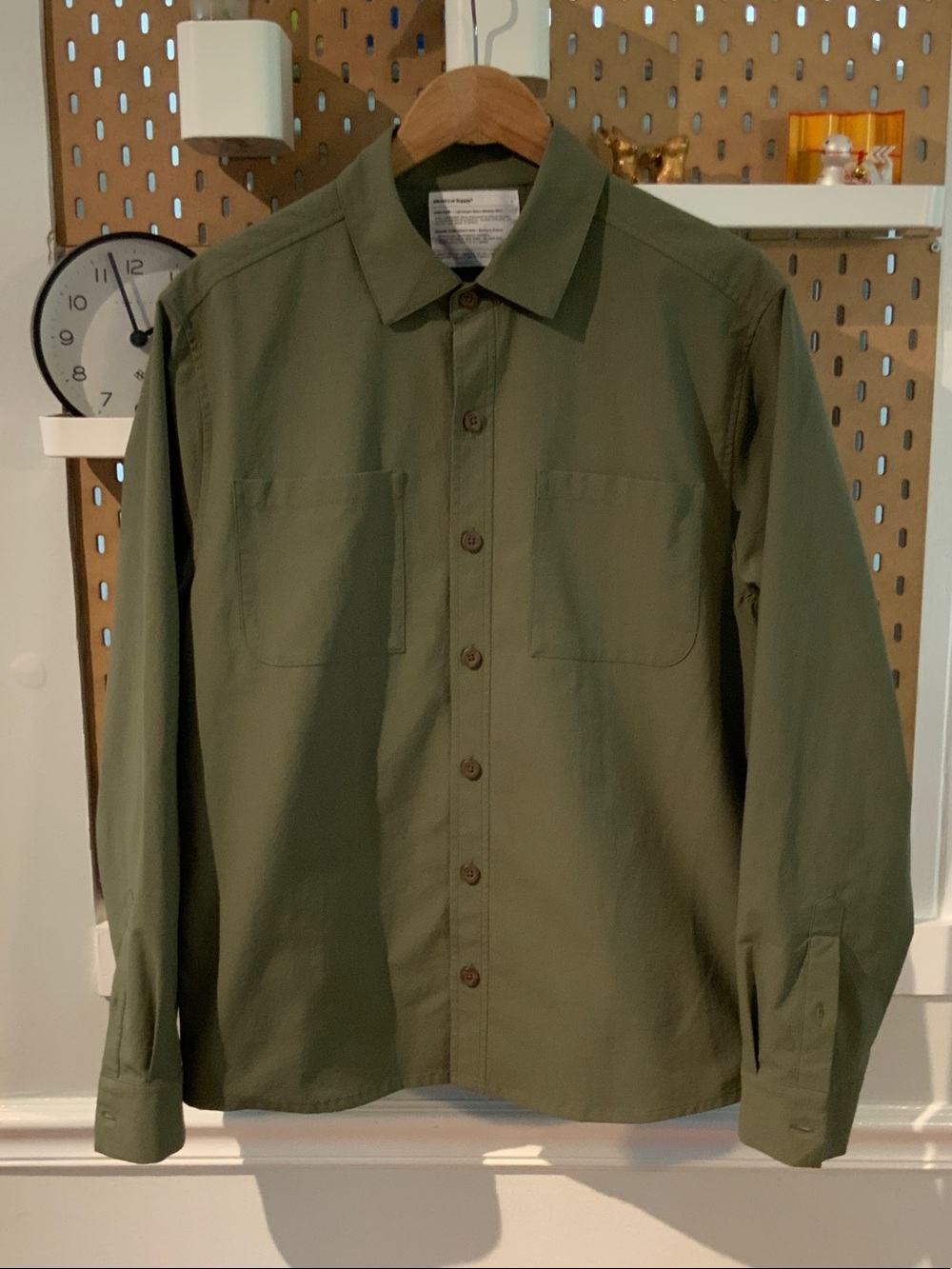 Ministry of Supply Pace Poplin Shirt Jacket - L - Green